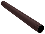 Труба водосточная соединительная Grand Line, Ø 90 мм, L=1000 мм, PU Matte, RAL 9005