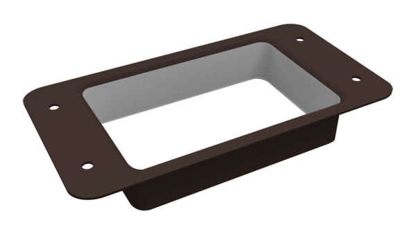 Воронка врезная прямоугольная Vortex Lite Matt Ø 130 мм, RR 32