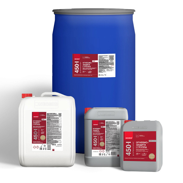 Неомид 450 - I группа, огнебиозащитный состав, уп 10 кг