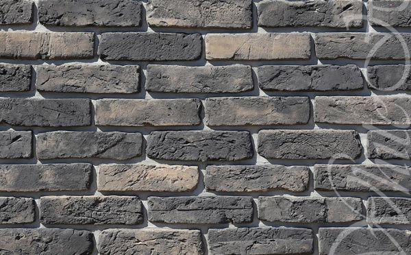 Декоративный камень White Hills Берн Брик под Кирпич, цвет: 397-80 / серый