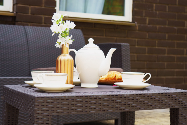 Столик журнальный B:Rattan Arizona, из искусственного ротанга цвет: венге