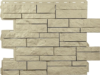 Фасадные панели Альта Профиль, Шотландия ЭКО, 800 х 590 мм цвет: песчаный