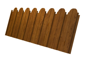 Профилированный лист GL C10 B, фигурный, 0.45 мм, Print Elite, Golden Wood TwinColor Профилированный лист GL C10 B, фигурный, 0.45 мм, Print Elite, Golden Wood TwinColor