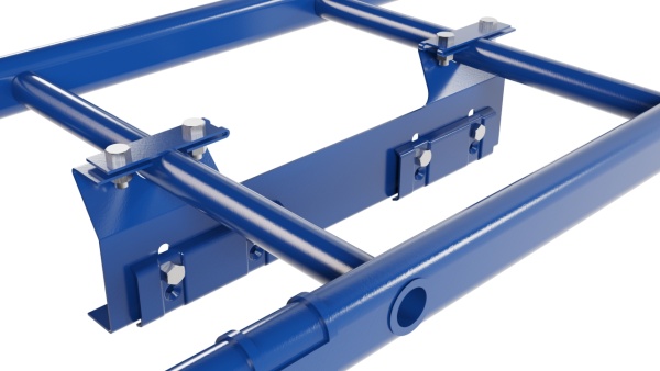 Лестница кровельная Borge, для фальцевой кровли, L=2700 мм RAL 5005