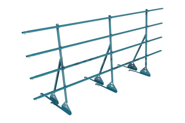 Ограждение кровельное для натуральной черепицы Roofsystems Prestige натур, H=1200 мм RAL 5015, L=3000 мм