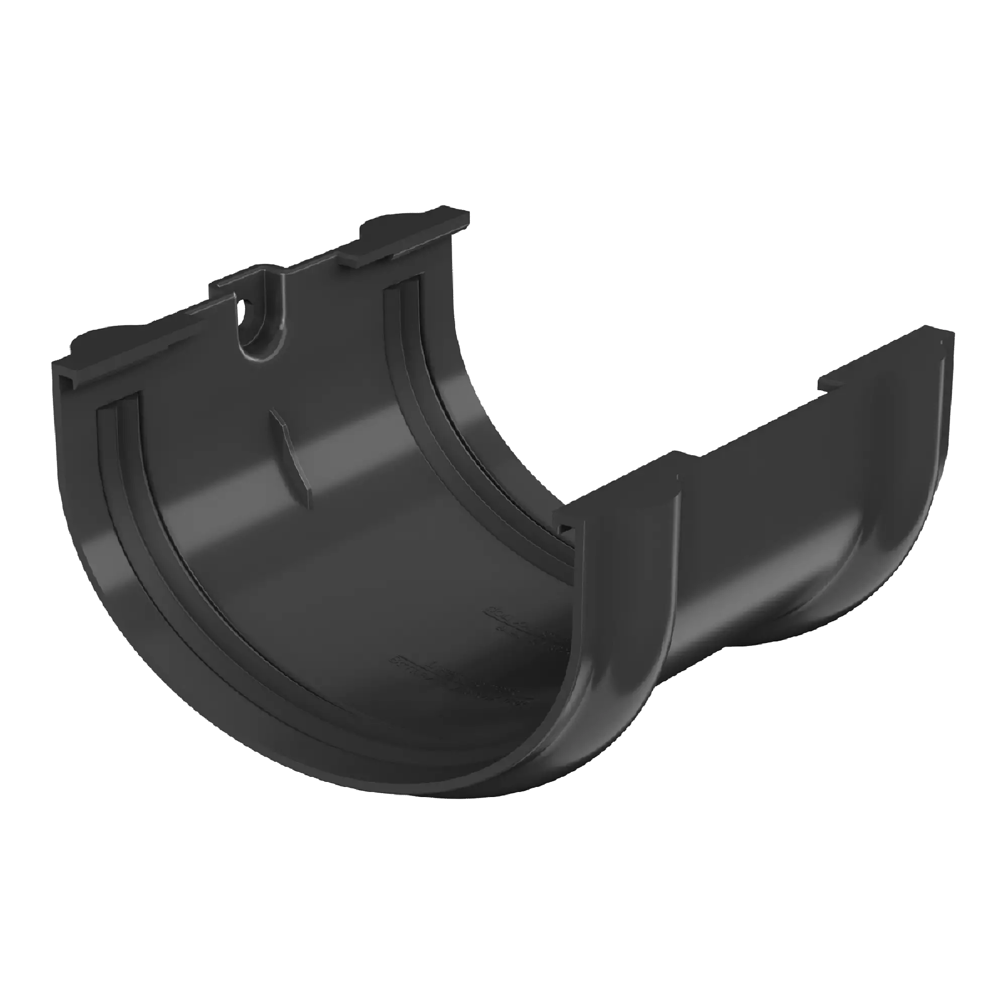 Соединитель желоба, Технониколь, оптима Ø 120 мм, цвет: черный