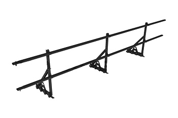 Ограждение кровельное для фальцевой кровли Roofsystems Prestige Master фальц, H=600 мм RAL 9005, L=3000 мм