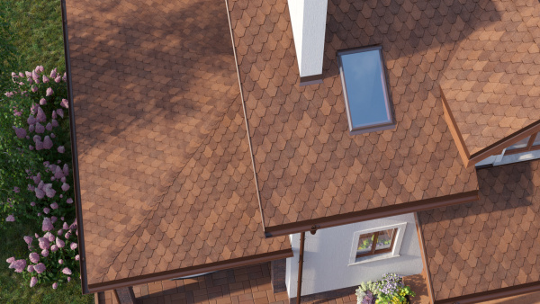 Битумная черепица Tegola Business Unica, Sardegna цвет: liberica 020, 2.9 м² / уп.