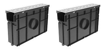 Комплект Gidrolica Light, пескоуловитель с решеткой стальной ОЦ, А15, 080068