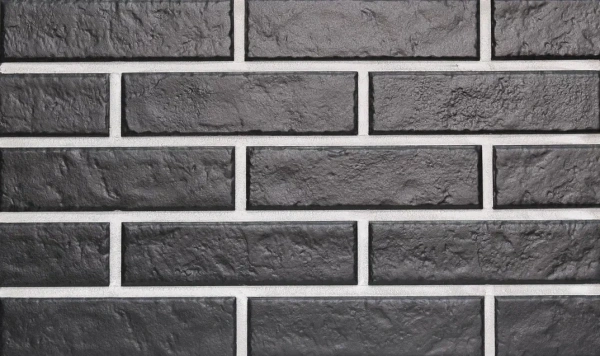 Фасадная плитка под кирпич, Paradyz, 245х66 мм, 7 мм, гладкий, Scandiano Nero