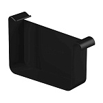 Заглушка желоба квадратная, правая, Galeco STAL 2 125/80 х 80 мм, RAL 9005
