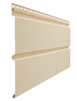 Виниловый сайдинг Docke, Брус D6S, L=3600х300 мм серия Premium Nature, цвет: Светлый клен