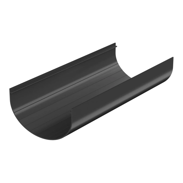 Желоб водосточный, Технониколь, оптима Ø 120 мм, L=3000 мм, цвет: черный