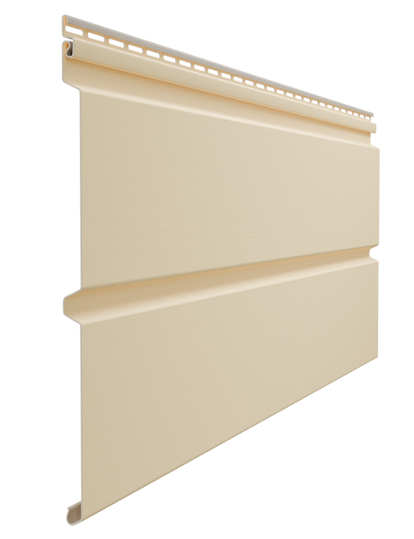 Виниловый сайдинг Docke, Брус D6S, L=3600х300 мм серия Premium Nature, цвет: Светлый клен