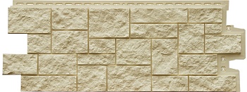 Фасадная панель Grand Line, дикий камень Classic, цвет: бежевый