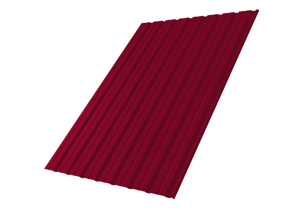 Профилированный лист GL C10 R, 0.45 мм, PE, RAL 3003