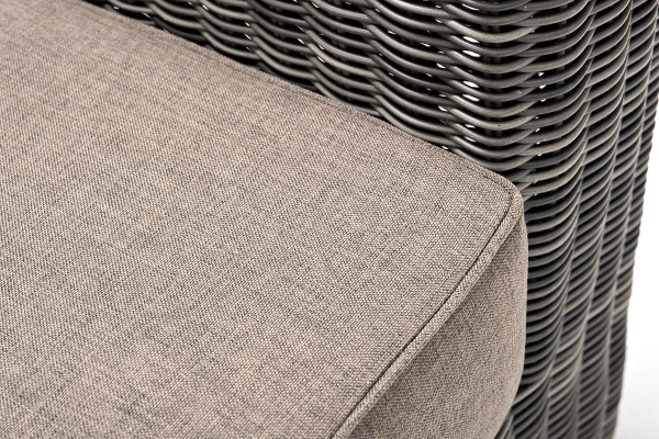 Диван 3-местный из искусственного ротанга, Боно графит