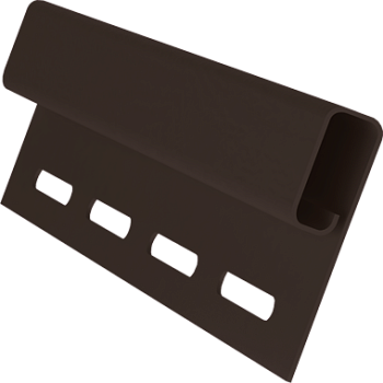 Финишная планка пвх, Grand Line, L=3000 мм серия Classic Standart, цвет: коричневый