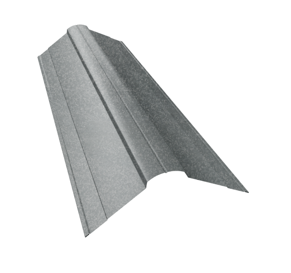 GL Планка конька фигурного, 100х100 мм 0.45 мм, Zn, б\ц, L=3000 мм