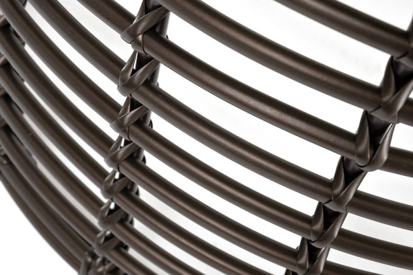 Столик журнальный из искусственного ротанга, Парма, цвет: бронзовый