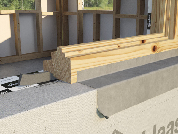 Holztechnic BYTUM BAND 240, самоклеящаяся штукатурная битумная лента, 240 мм х 15 м