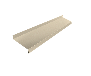 Отлив простой GL, 100 мм 0.45 мм, Print Elite, Milky Wood TwinColor, L= 3000 мм