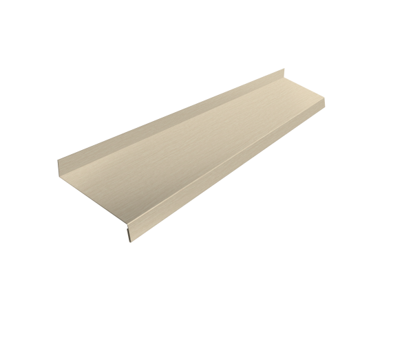 Отлив простой GL, 100 мм 0.45 мм, Print Elite, Milky Wood TwinColor, L= 3000 мм