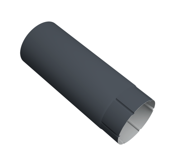 Труба круглая Vortex Project Ø210\145 мм, L=2000 мм, RAL 7024