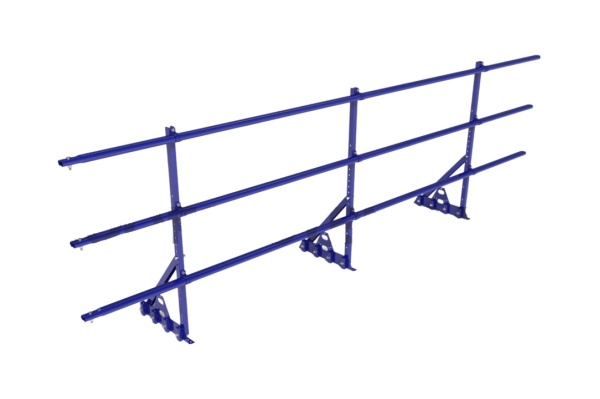 Ограждение кровельное для фальцевой кровли Roofsystems Prestige Master фальц, H=900 мм RAL 5005, L=3000 мм