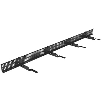 Снегозадержатель решетчатый для композитной черепицы Roofsystems, Prestige 4 опоры, 1 полотно, L=2500 мм, RAL 7024