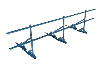 Ограждение кровельное для композитной черепицы Roofsystems Prestige композит, H=600 мм RAL 5015, L=3000 мм