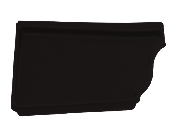 Заглушка левая Vortex Matt, Ø 126 мм, RAL 9005