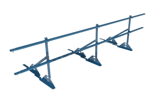 Ограждение кровельное для композитной черепицы Roofsystems Prestige композит, H=600 мм RAL 5015, L=3000 мм