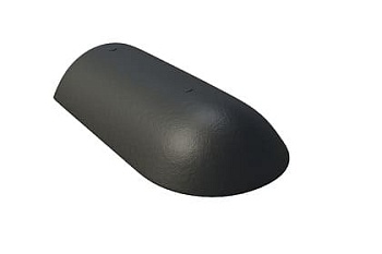 Начальная хребтовая черепица Braas Тегалит цвет: черный