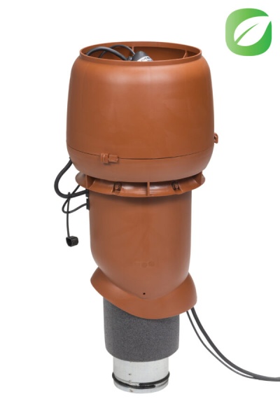P-вентилятор Vilpe, ECo 190 P, 125/ ИЗ/ 500 мм кирпичный