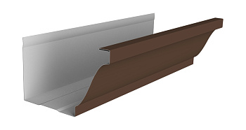 Желоб прямоугольный Vortex Lite Matt Ø 130 мм, L=3000 мм, RAL 8017