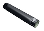 Труба круглая соединительная 1м Grand Line Ø 100 мм PE, RAL 7024