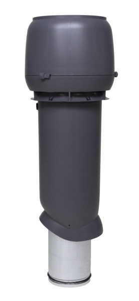 P-вентиляционный выход Vilpe, 160/ ИЗ/ 700 мм серый