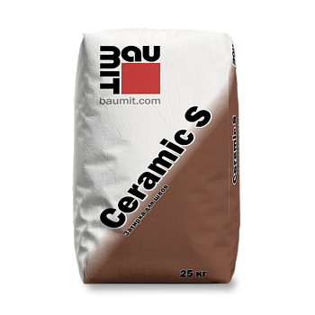 Затирка для швов Baumit Ceramic S, 25 кг цвет: коричневый