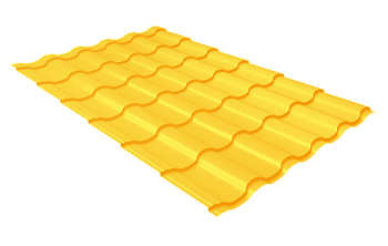 Профиль волновой Grand Line кредо 0.45 мм, PE, RAL 1018