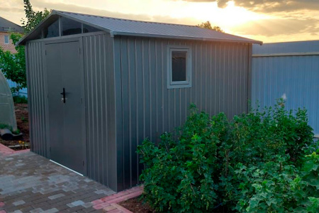 Сарай металлический Black Fox Panorama D, 7.6 м²