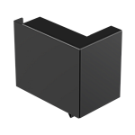 Заглушка левая к лицевой планке, Galeco STAL 2 125/80 х 80 мм, RAL 7024