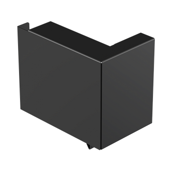 Заглушка левая к лицевой планке, Galeco STAL 2 125/80 х 80 мм, RAL 7024