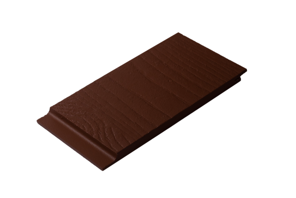 Фиброцементный сайдинг Бетэко Вудстоун клик 10 мм, 190х3000 мм цвет: RAL 8007