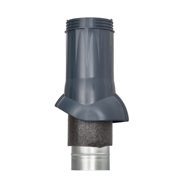 Вентиляционный выход Gervent Static 125/ИЗ/160 мм серый графит