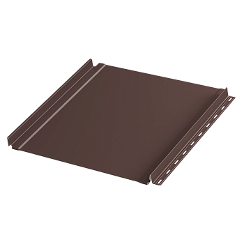 Фальцевая панель Aquaclick, Эталон, с подгибом 0.5 мм, Polyester, Zn 140 г/м², RAL 8017