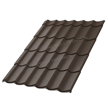 Металлочерепица МП, Ламонтерра X 0.5 мм, Valori, oxi beige