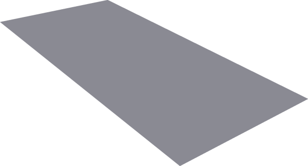 Плоский лист GL, 1250 х 2000 мм, с пленкой 0.45 мм, Drap TX, RAL 7004