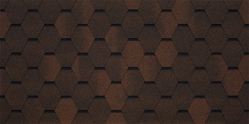 Битумная черепица Tegola Comfort, Garda цвет: marrone 439, 2.86 м² / уп.