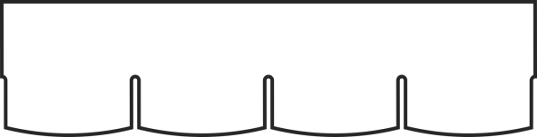 Фасадная плитка Hauberk камень, уп 2.2 м² цвет: сланец